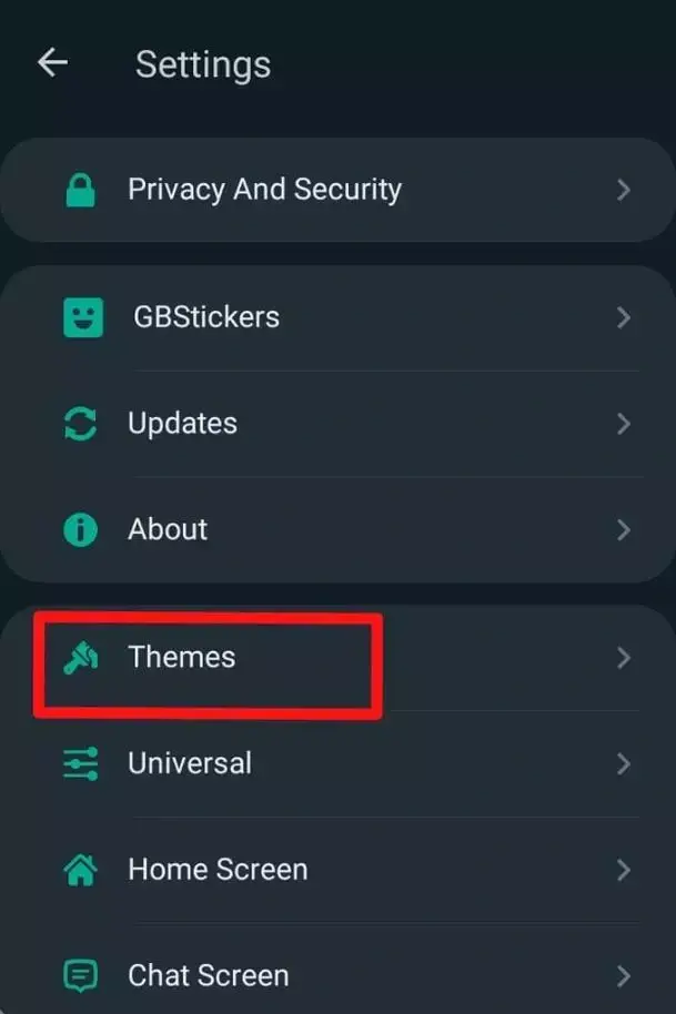 Themes Customization